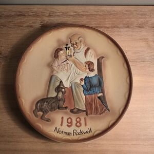 Norman Rockwell 1981 Decorative Plate